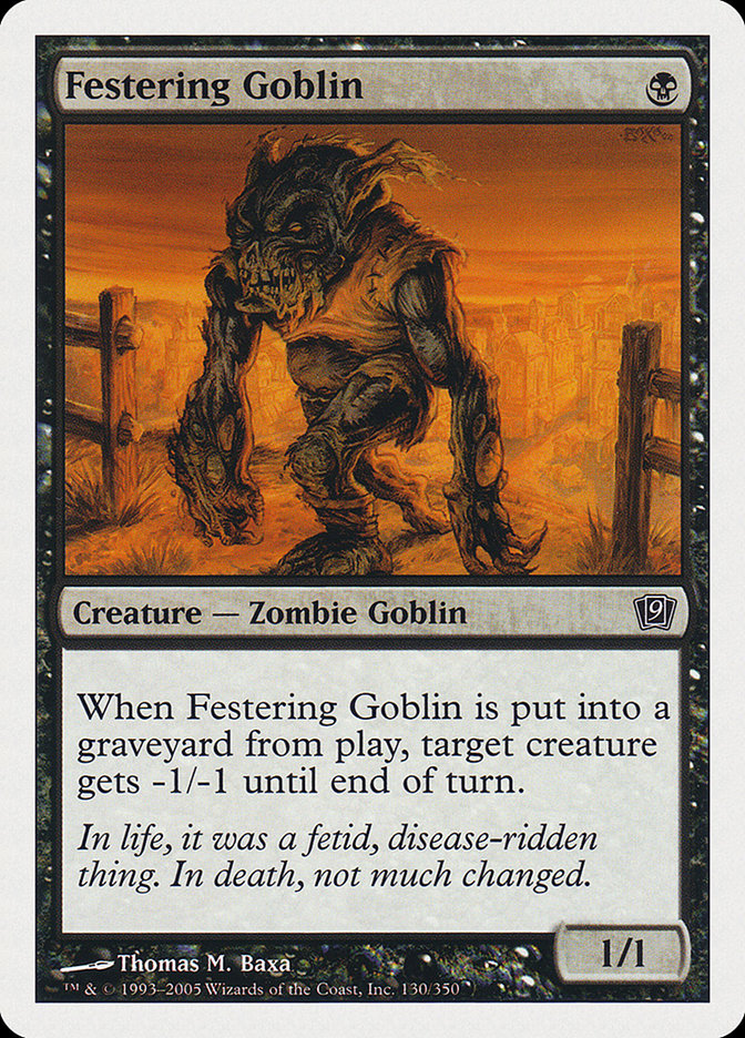 Festering Goblin [Ninth Edition] - The Mythic Store | 24h Order Processing