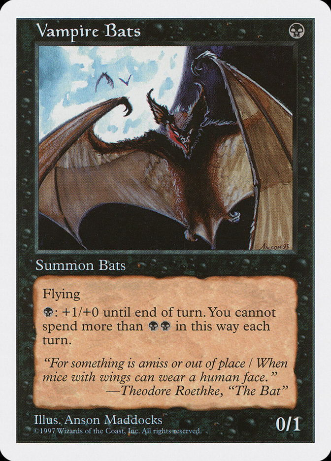 Vampire Bats [Fifth Edition] - The Mythic Store | 24h Order Processing