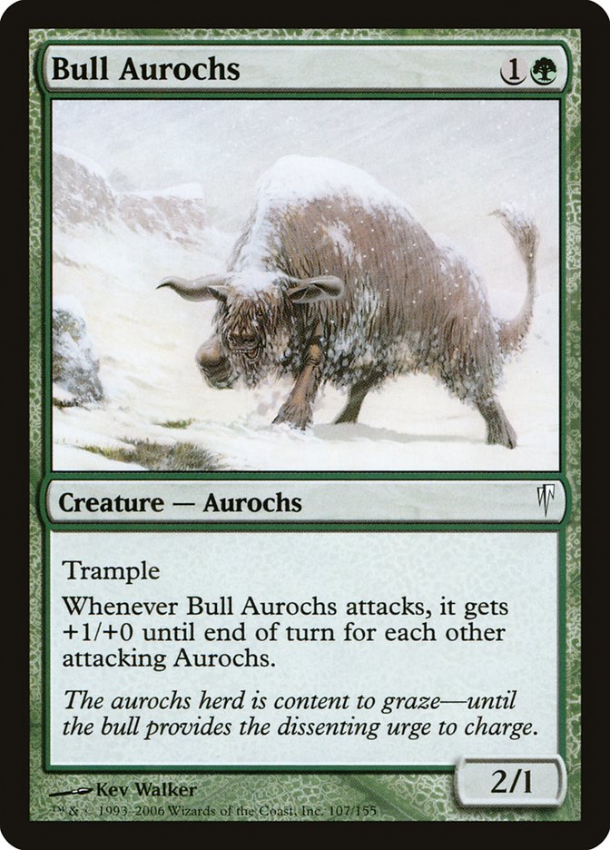Bull Aurochs [Coldsnap] - The Mythic Store | 24h Order Processing
