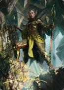 Nissa of Shadowed Boughs 1 Art Card (Gold-Stamped Signature) [Zendikar Rising Art Series] - The Mythic Store | 24h Order Processing
