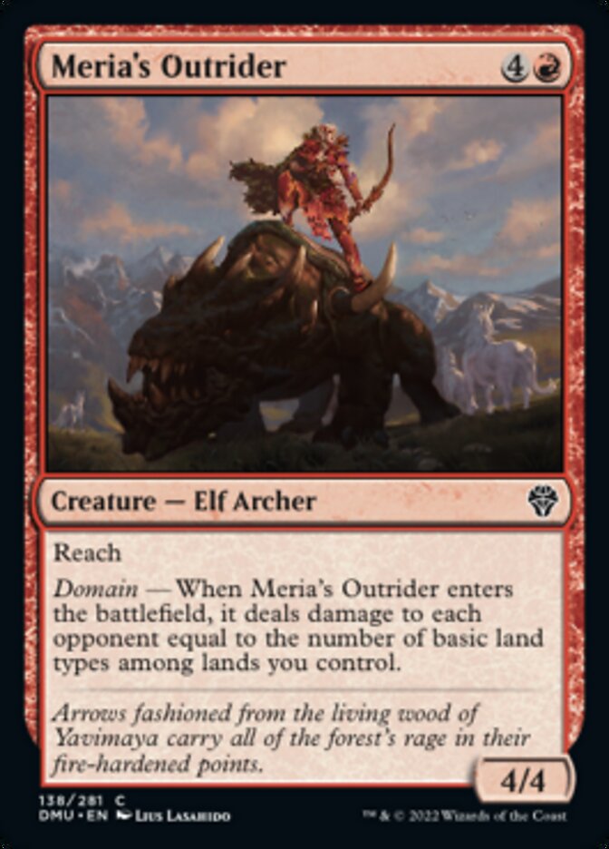 Meria's Outrider [Dominaria United] - The Mythic Store | 24h Order Processing