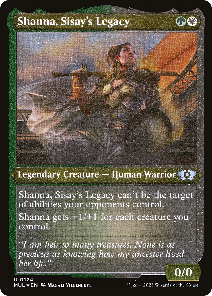 Shanna, Sisay's Legacy (Foil Etched) [Multiverse Legends] - The Mythic Store | 24h Order Processing