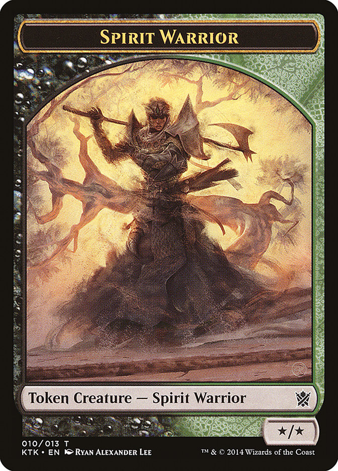 Spirit Warrior Token [Khans of Tarkir Tokens] - The Mythic Store | 24h Order Processing