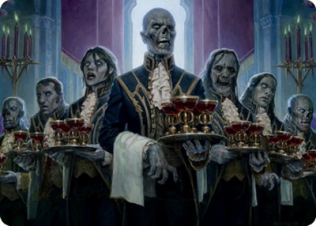 Dying to Serve Art Card [Innistrad: Crimson Vow Art Series] - The Mythic Store | 24h Order Processing