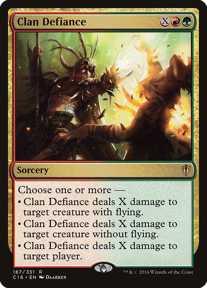 Clan Defiance [Commander 2016] - The Mythic Store | 24h Order Processing