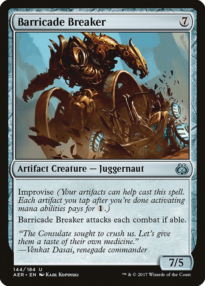 Barricade Breaker [Aether Revolt] - The Mythic Store | 24h Order Processing