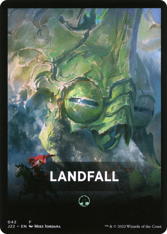 Landfall Theme Card [Jumpstart 2022 Front Cards] - The Mythic Store | 24h Order Processing