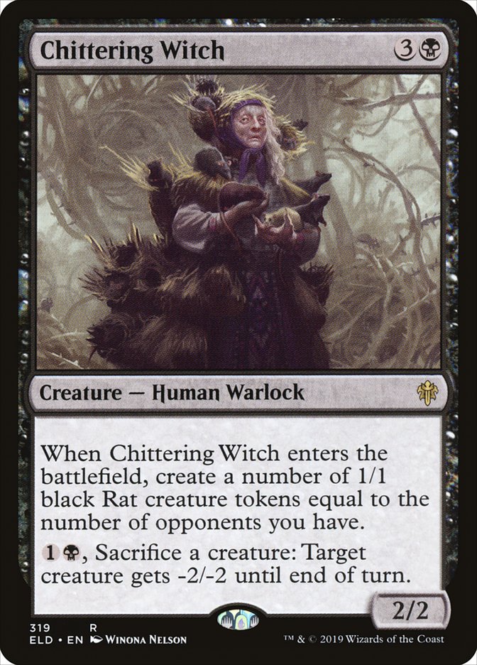 Chittering Witch [Throne of Eldraine] - The Mythic Store | 24h Order Processing