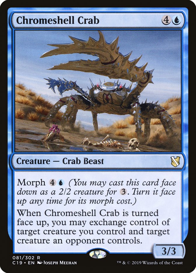 Chromeshell Crab [Commander 2019] - The Mythic Store | 24h Order Processing