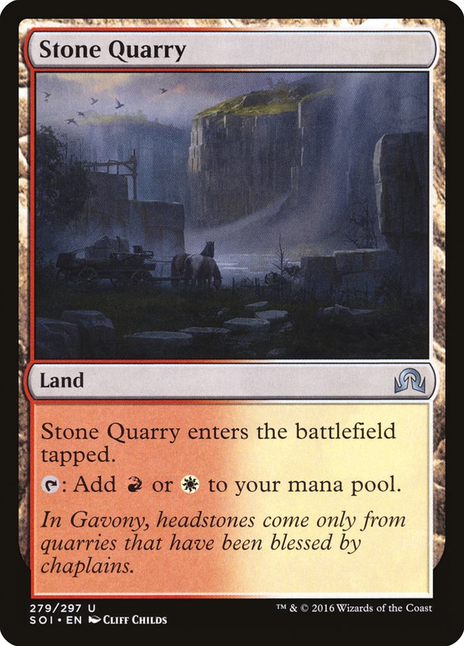 Stone Quarry [Shadows over Innistrad] - The Mythic Store | 24h Order Processing