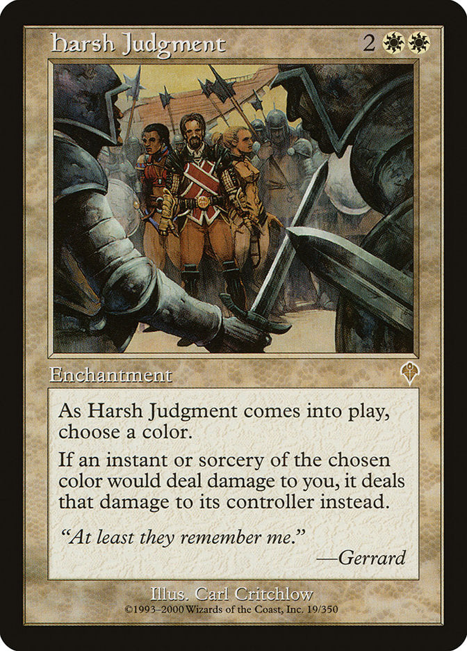 Harsh Judgment [Invasion] - The Mythic Store | 24h Order Processing