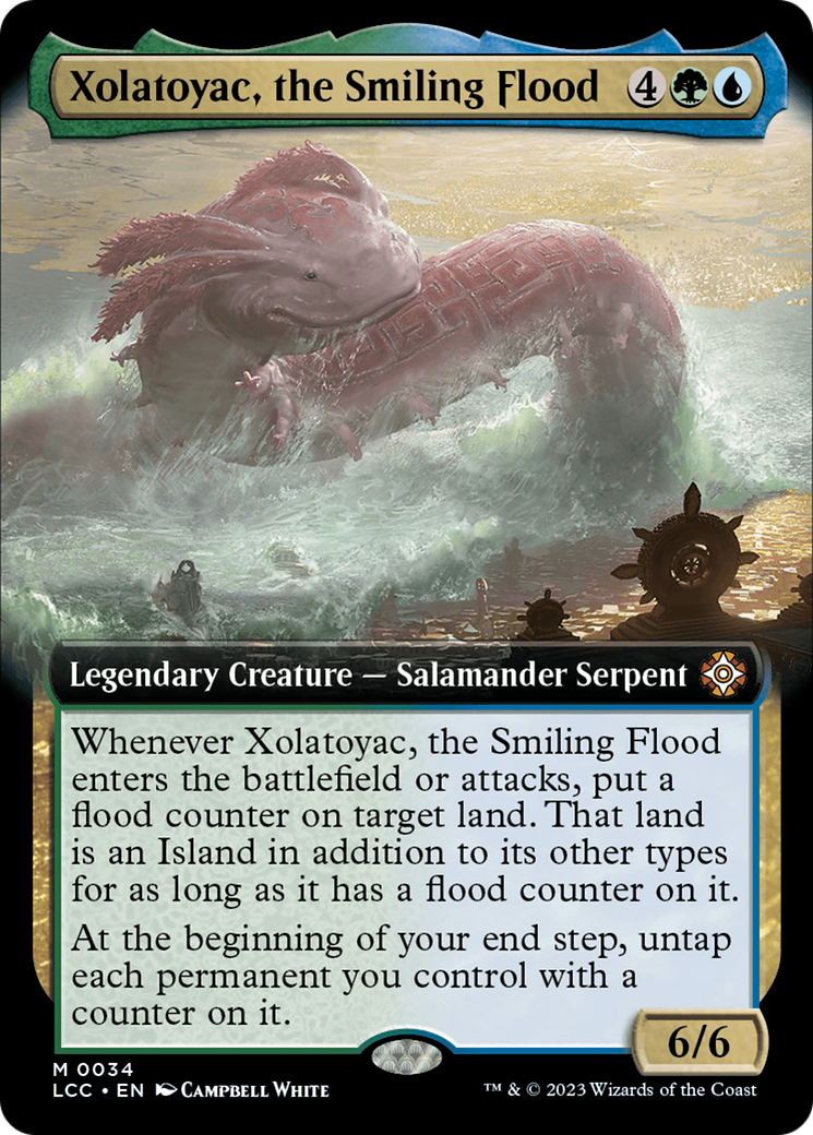 Xolatoyac, the Smiling Flood (Extended Art) [The Lost Caverns of Ixalan Commander] - The Mythic Store | 24h Order Processing
