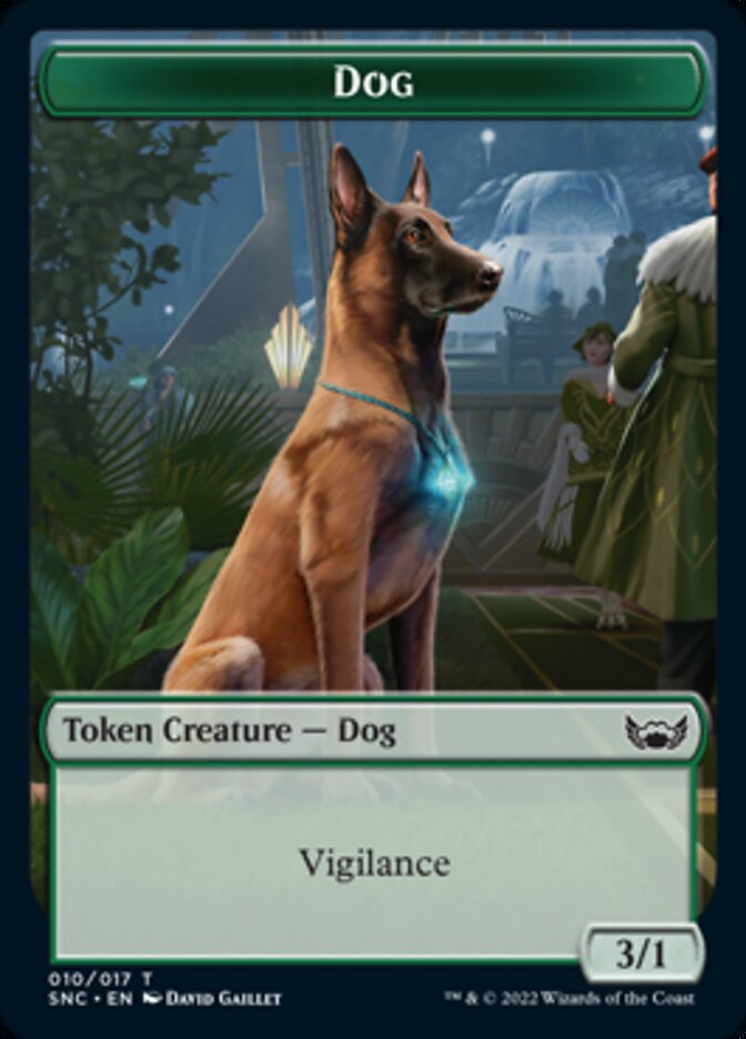 Ogre Warrior // Dog Double-Sided Token [Streets of New Capenna Tokens] - The Mythic Store | 24h Order Processing