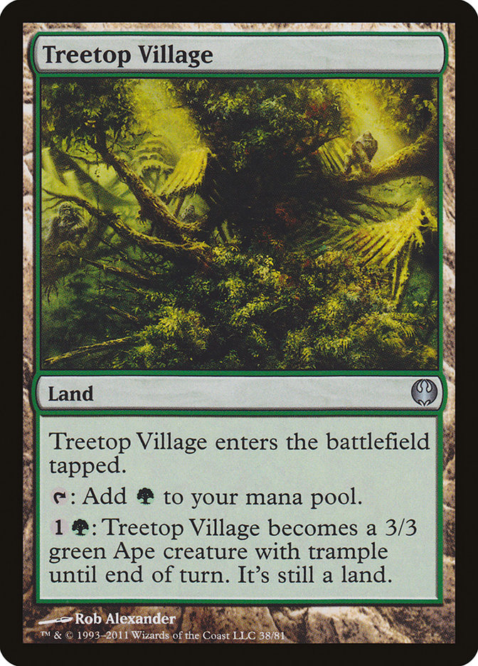 Treetop Village [Duel Decks: Knights vs. Dragons] - The Mythic Store | 24h Order Processing