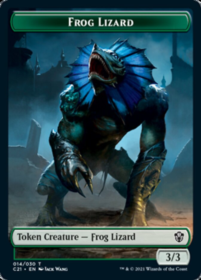 Frog Lizard // Elephant Double-Sided Token [Commander 2021 Tokens] - The Mythic Store | 24h Order Processing