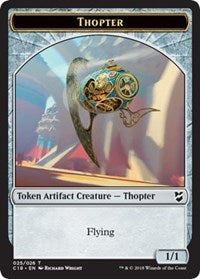 Thopter (025) // Servo Double-Sided Token [Commander 2018 Tokens] - The Mythic Store | 24h Order Processing