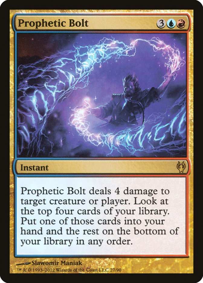 Prophetic Bolt [Duel Decks: Izzet vs. Golgari] - The Mythic Store | 24h Order Processing