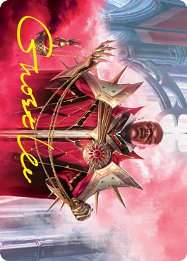 Markov Purifier Art Card (Gold-Stamped Signature) [Innistrad: Crimson Vow Art Series] - The Mythic Store | 24h Order Processing