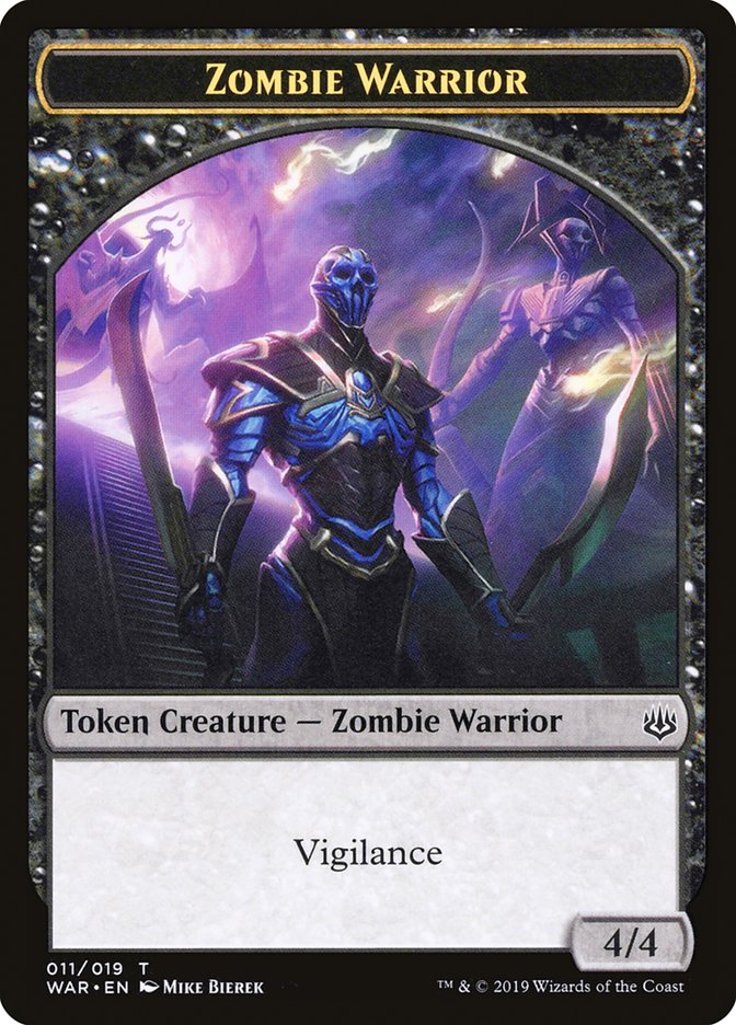 Zombie Warrior Token [War of the Spark Tokens] - The Mythic Store | 24h Order Processing