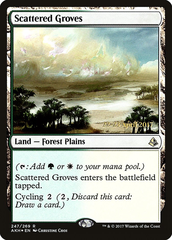 Scattered Groves [Amonkhet Prerelease Promos] - The Mythic Store | 24h Order Processing