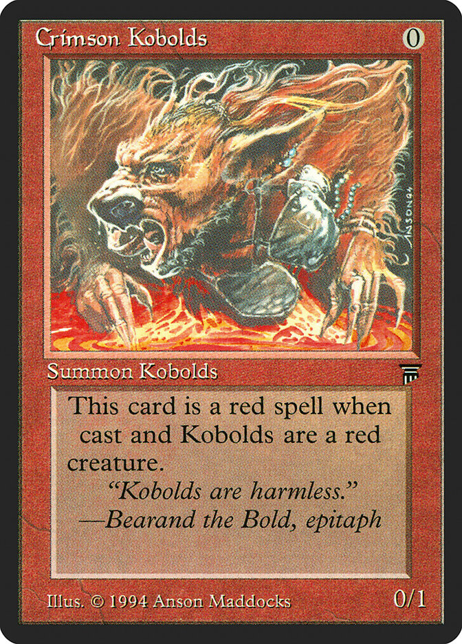 Crimson Kobolds [Legends] - The Mythic Store | 24h Order Processing