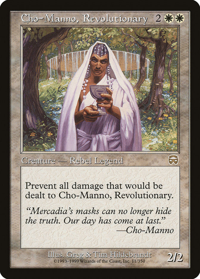 Cho-Manno, Revolutionary [Mercadian Masques] - The Mythic Store | 24h Order Processing