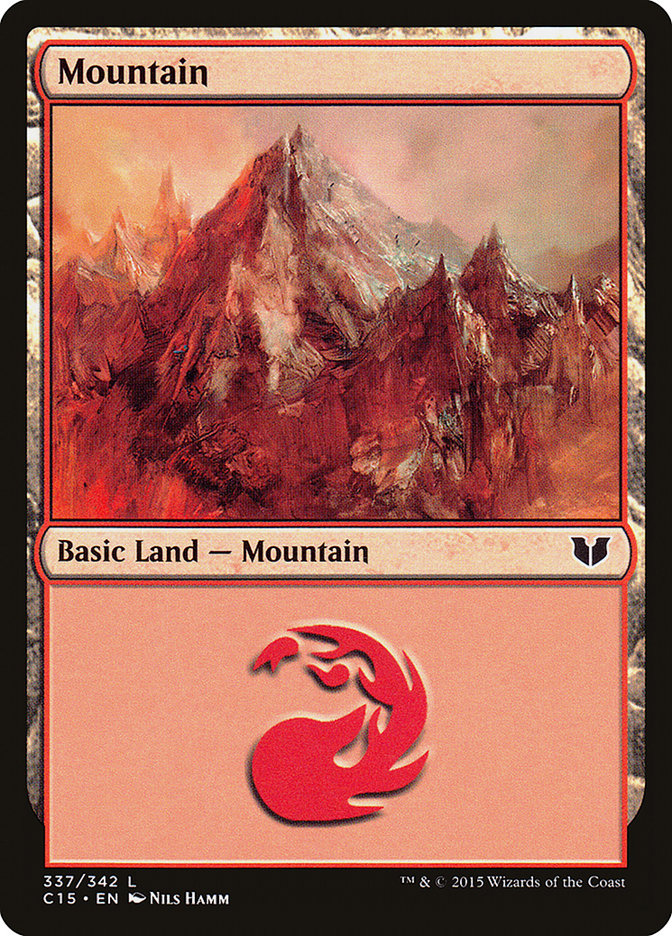 Mountain (337) [Commander 2015] - The Mythic Store | 24h Order Processing