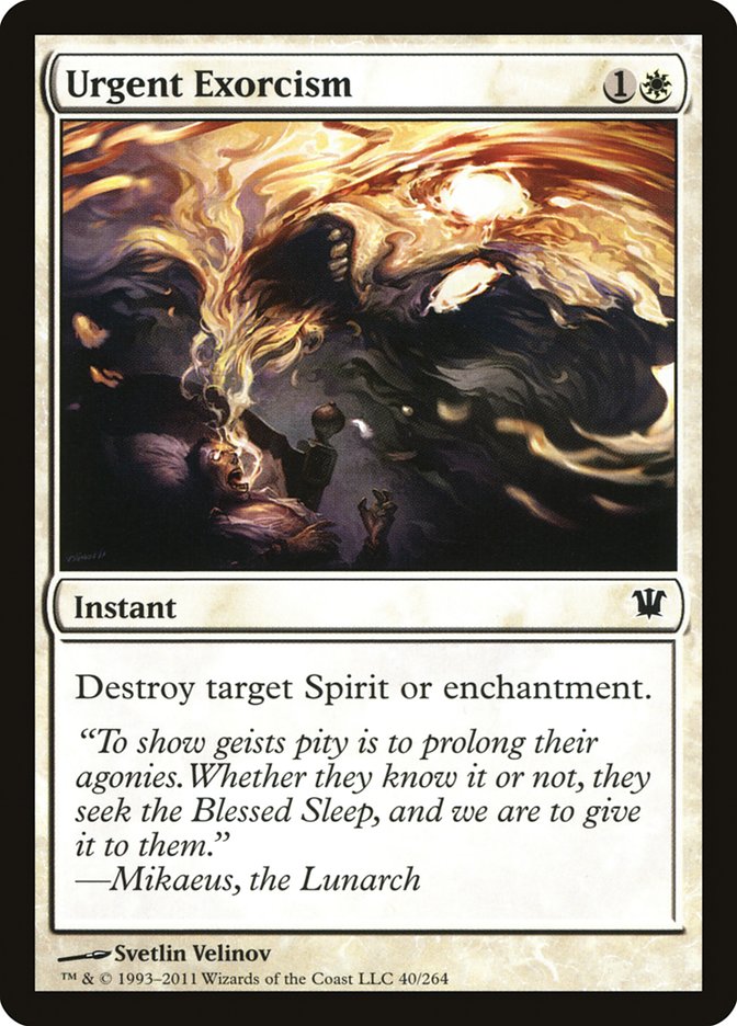 Urgent Exorcism [Innistrad] - The Mythic Store | 24h Order Processing