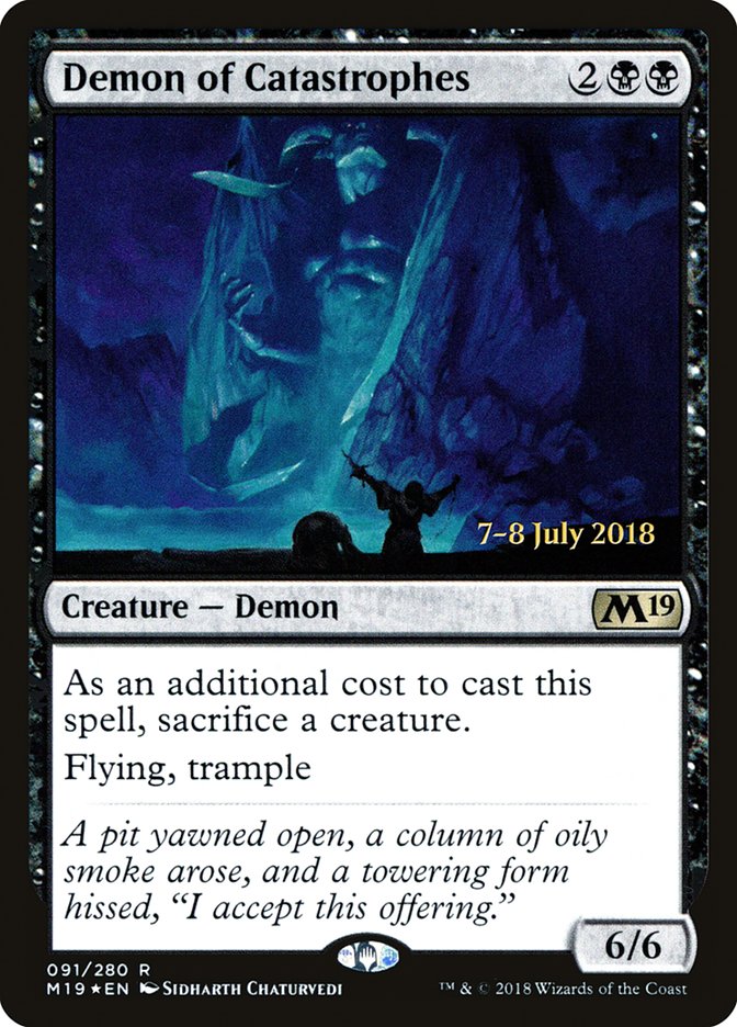 Demon of Catastrophes [Core Set 2019 Prerelease Promos] - The Mythic Store | 24h Order Processing