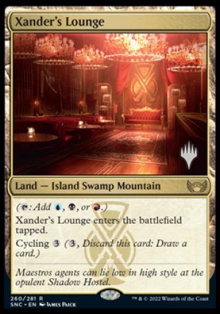 Xander's Lounge (Promo Pack) [Streets of New Capenna Promos] - The Mythic Store | 24h Order Processing