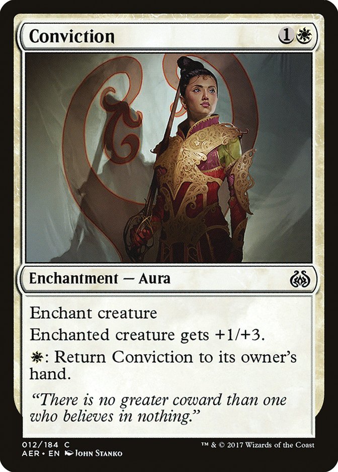 Conviction [Aether Revolt] - The Mythic Store | 24h Order Processing