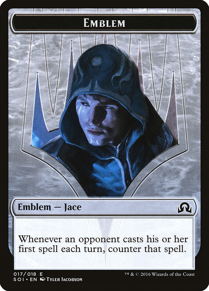 Jace, Unraveler of Secrets Emblem [Shadows over Innistrad Tokens] - The Mythic Store | 24h Order Processing