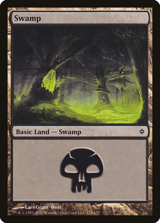 Swamp (171) [New Phyrexia] - The Mythic Store | 24h Order Processing