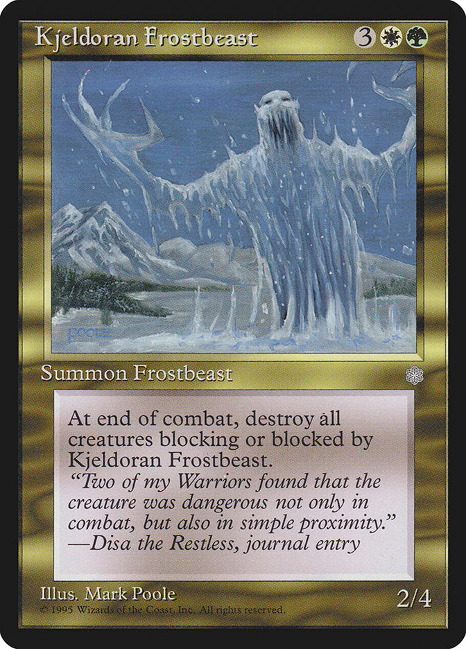 Kjeldoran Frostbeast [Ice Age] - The Mythic Store | 24h Order Processing