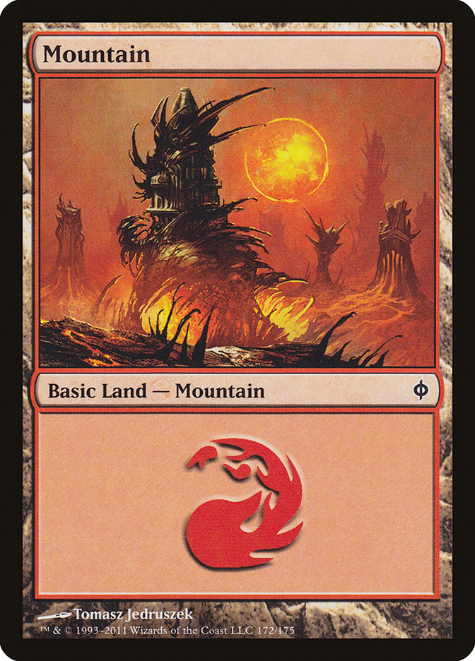 Mountain (172) [New Phyrexia] - The Mythic Store | 24h Order Processing