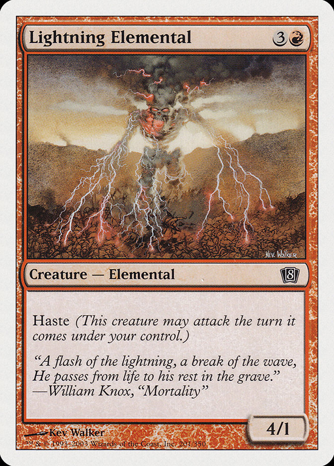 Lightning Elemental [Eighth Edition] - The Mythic Store | 24h Order Processing