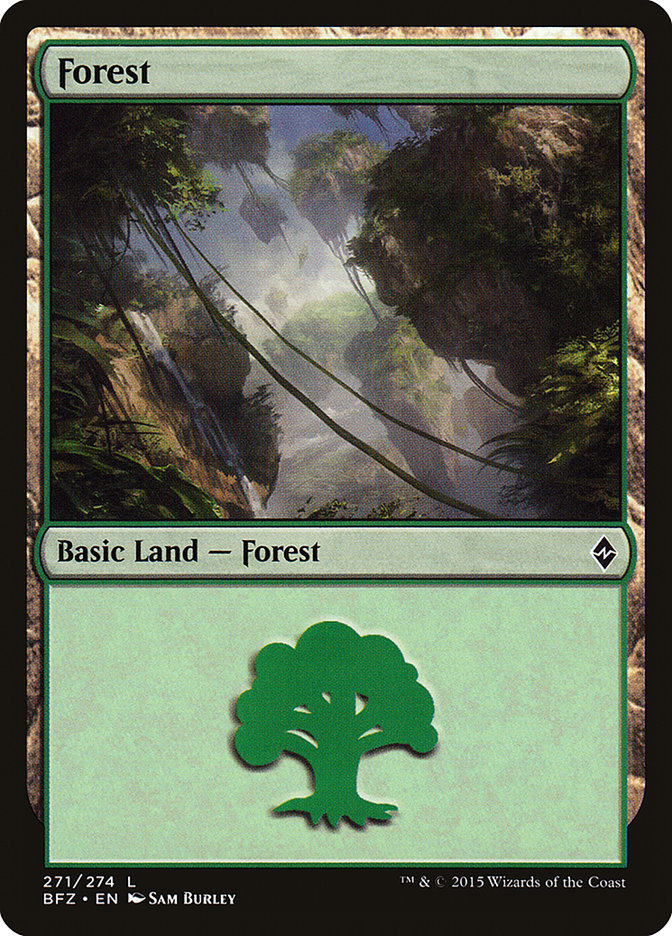 Forest (271) [Battle for Zendikar] - The Mythic Store | 24h Order Processing