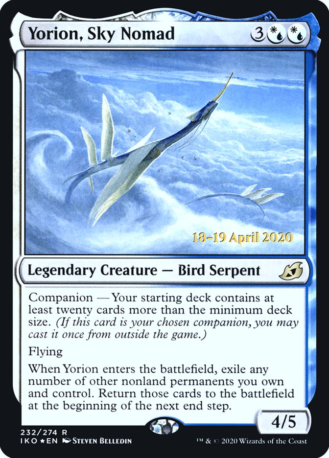 Yorion, Sky Nomad [Ikoria: Lair of Behemoths Prerelease Promos] - The Mythic Store | 24h Order Processing