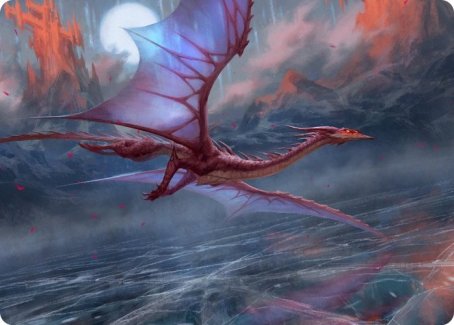 Manaform Hellkite Art Card [Innistrad: Crimson Vow Art Series] - The Mythic Store | 24h Order Processing