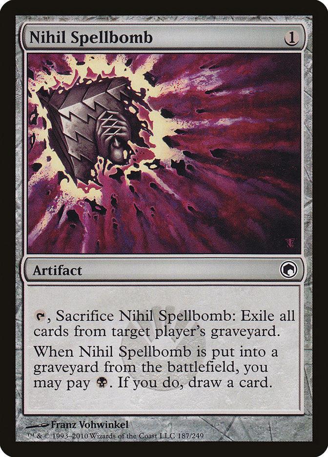 Nihil Spellbomb [Scars of Mirrodin] - The Mythic Store | 24h Order Processing