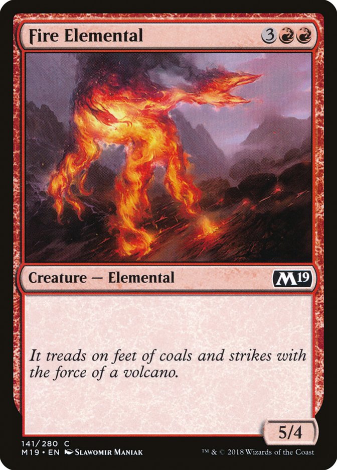 Fire Elemental [Core Set 2019] - The Mythic Store | 24h Order Processing
