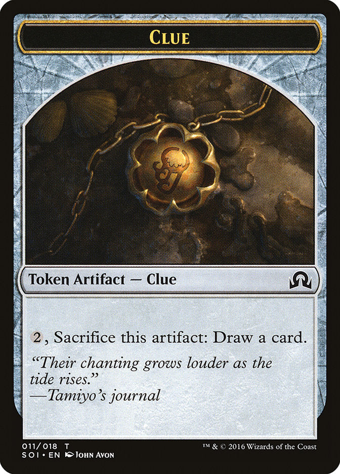 Clue Token (011/018) [Shadows over Innistrad Tokens] - The Mythic Store | 24h Order Processing