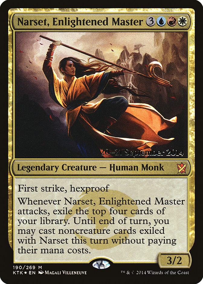 Narset, Enlightened Master [Khans of Tarkir Prerelease Promos] - The Mythic Store | 24h Order Processing