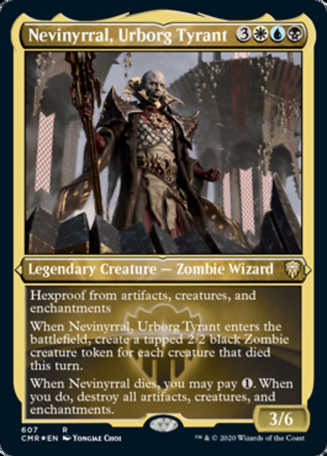 Nevinyrral, Urborg Tyrant (Etched) [Commander Legends] - The Mythic Store | 24h Order Processing