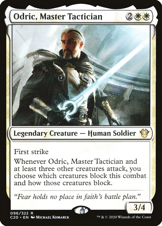 Odric, Master Tactician [Commander 2020] - The Mythic Store | 24h Order Processing