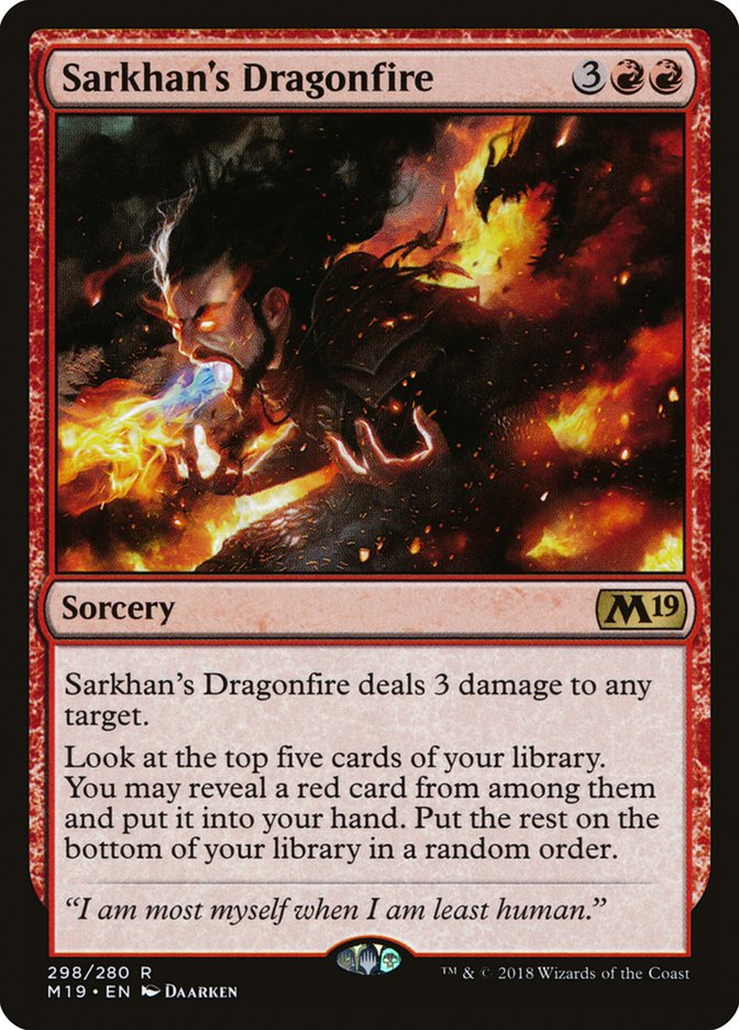 Sarkhan's Dragonfire [Core Set 2019] - The Mythic Store | 24h Order Processing