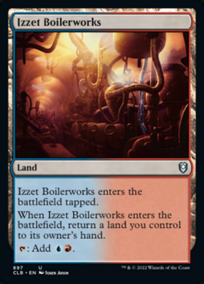 Izzet Boilerworks [Commander Legends: Battle for Baldur's Gate] - The Mythic Store | 24h Order Processing