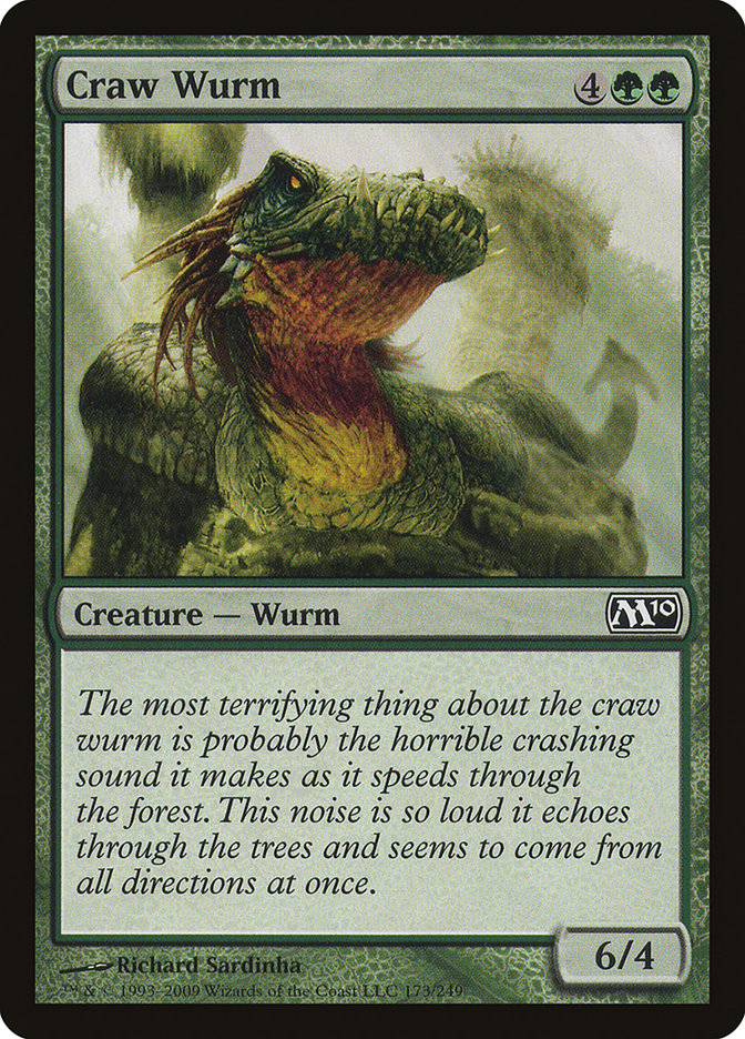Craw Wurm [Magic 2010] - The Mythic Store | 24h Order Processing