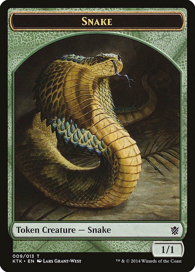 Snake Token [Khans of Tarkir Tokens] - The Mythic Store | 24h Order Processing