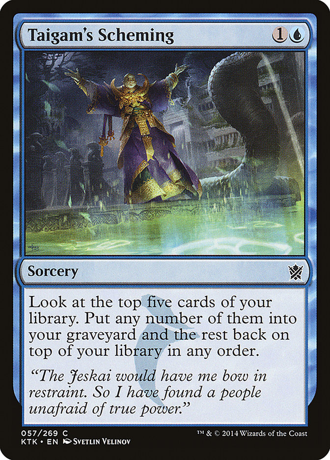 Taigam's Scheming [Khans of Tarkir] - The Mythic Store | 24h Order Processing